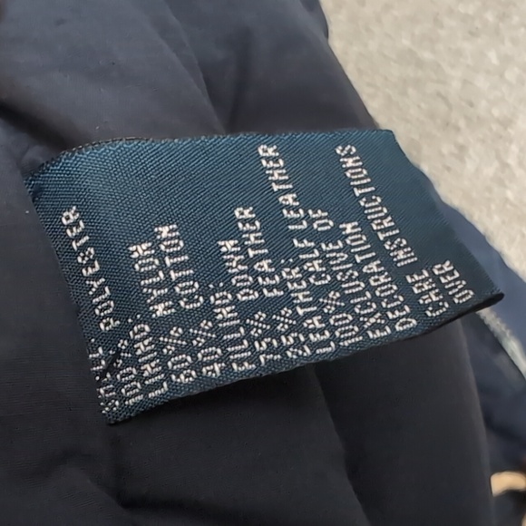 Vintage Y2K Polo Ralph Lauren Down Fill Puffer Vest Size XLT in Navy Blue - Picture 12 of 16